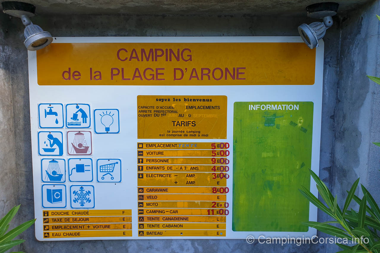 Camping d'Arone